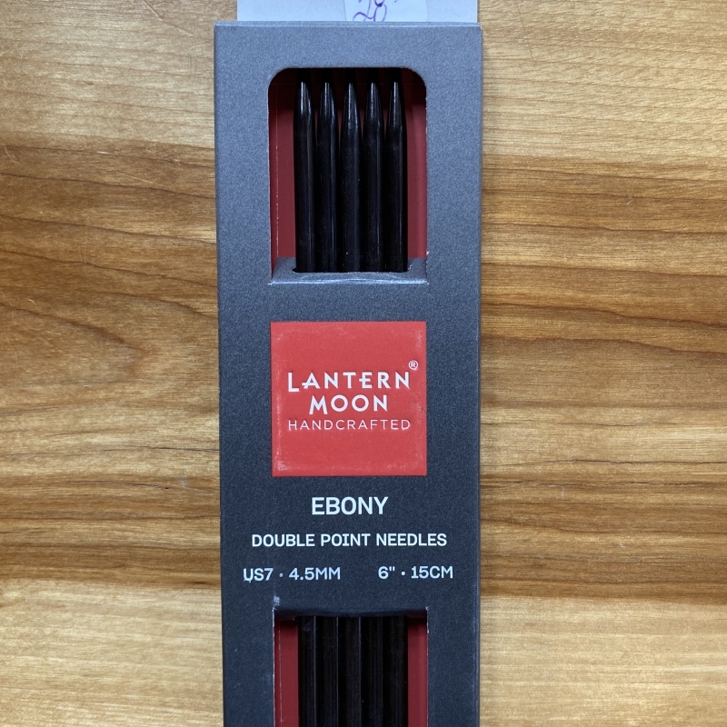 Lantern Moon HandCrafted Ebony 4.5mm DPN’s