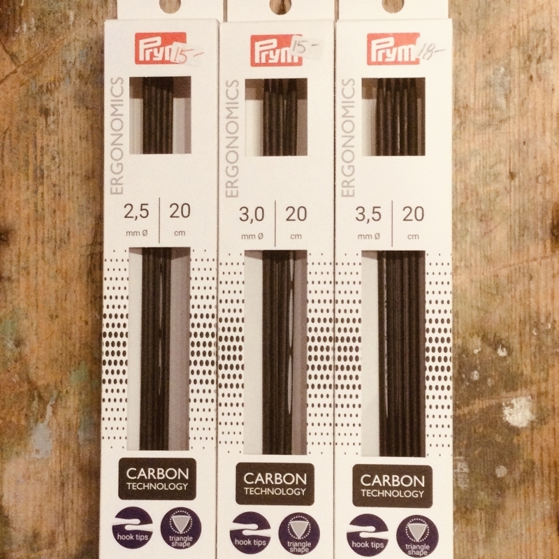 8” Prym DPN’s  Ergonomic Carbons 