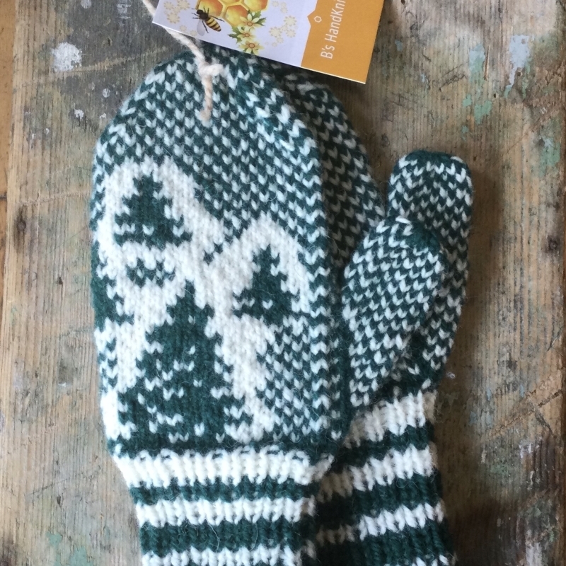 “Lovely Dark & Deep” Mittens  Clearance $25.OO