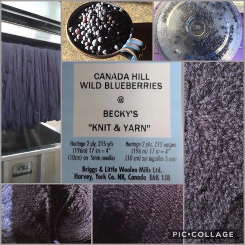 Canada Hill Wild Blueberries 2-Ply Heritage Wool