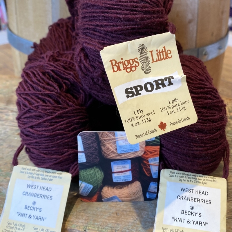 West Head Cranberries 1-Ply Sport Wool