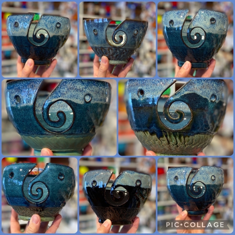 WinterBlues Yarn Bowl Collection