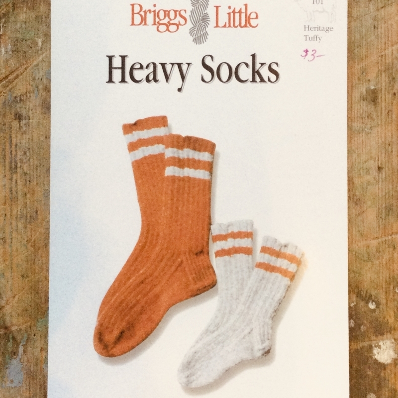 Heavy Socks Pattern by Briggs & Little  Currently SOLD OUT!!