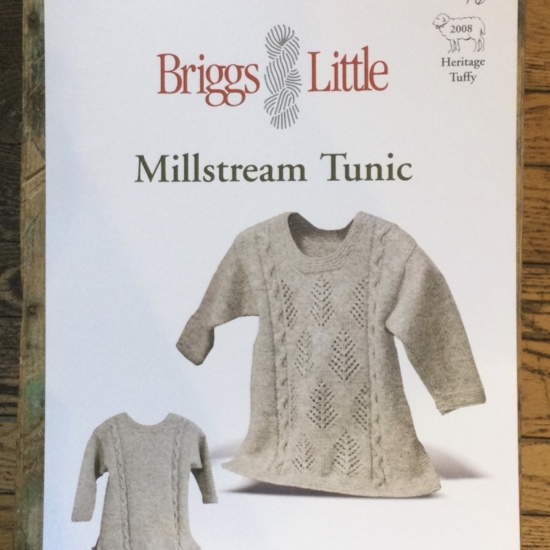 Millstream Tunic Sweater Pattern from Briggs & Little 